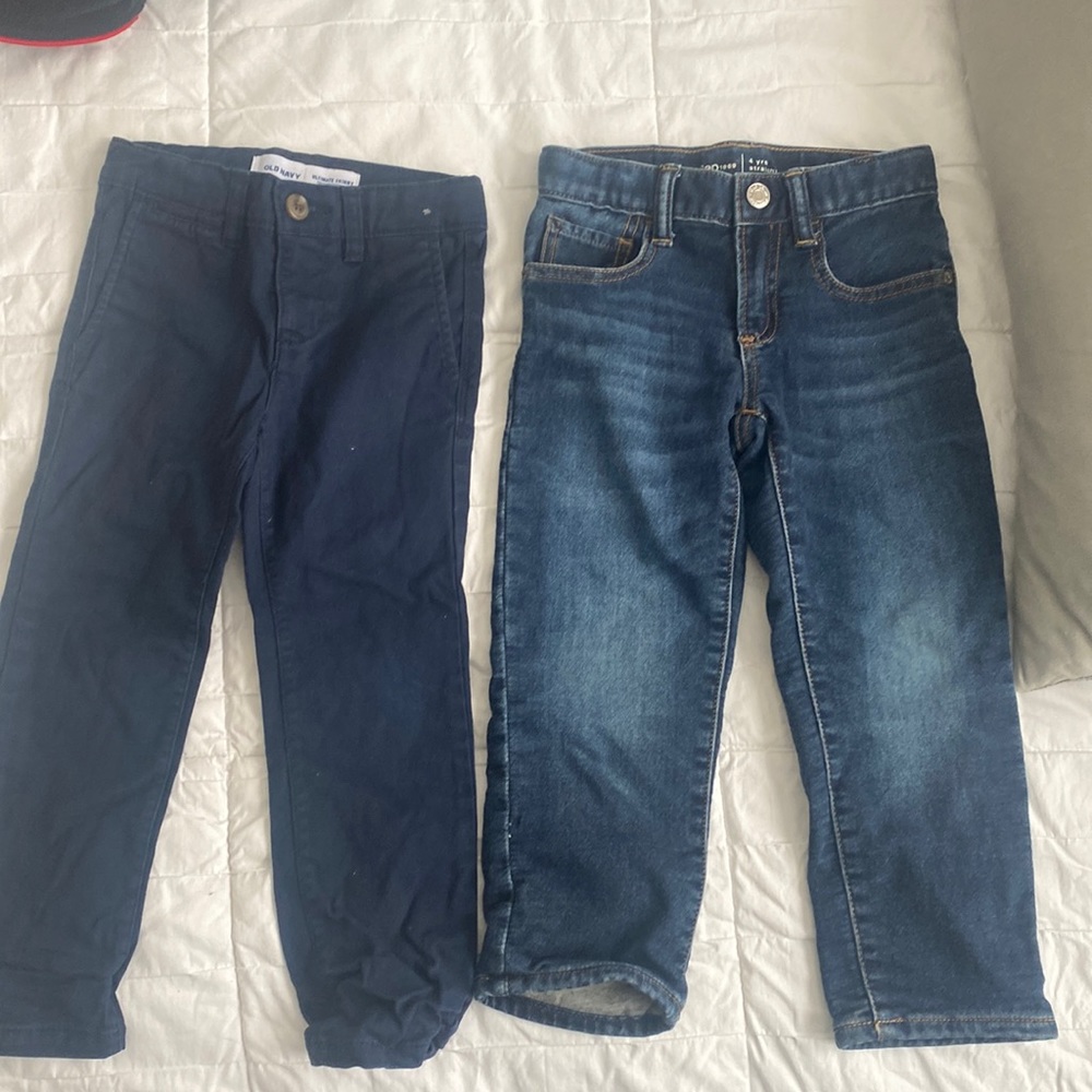 2 pairs of toddler size 4t pants